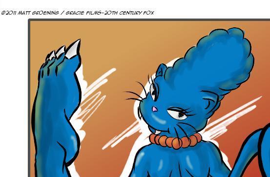 Marge Simpson  - Blue Cat Marge page 4 full