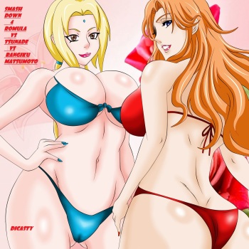 TSUNADE VS RANGIKU VS ROMULA. SMASH DOWN cover