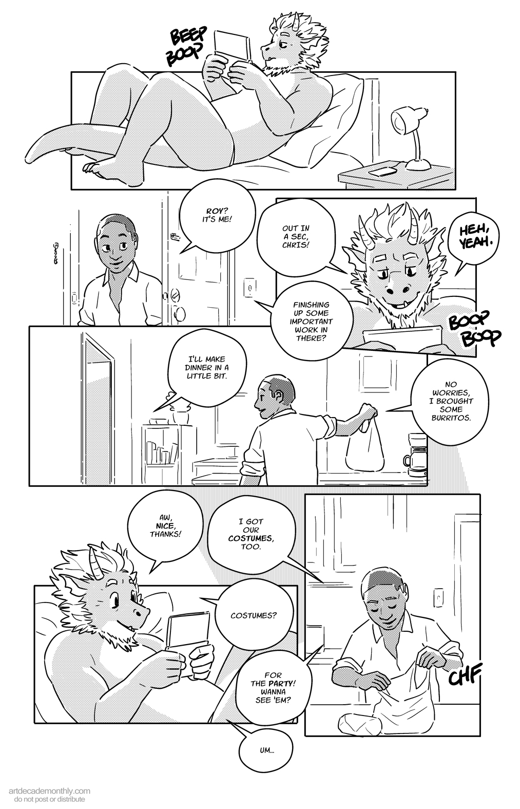 Artdecade - Sir Chris and the Dragon page 4 full
