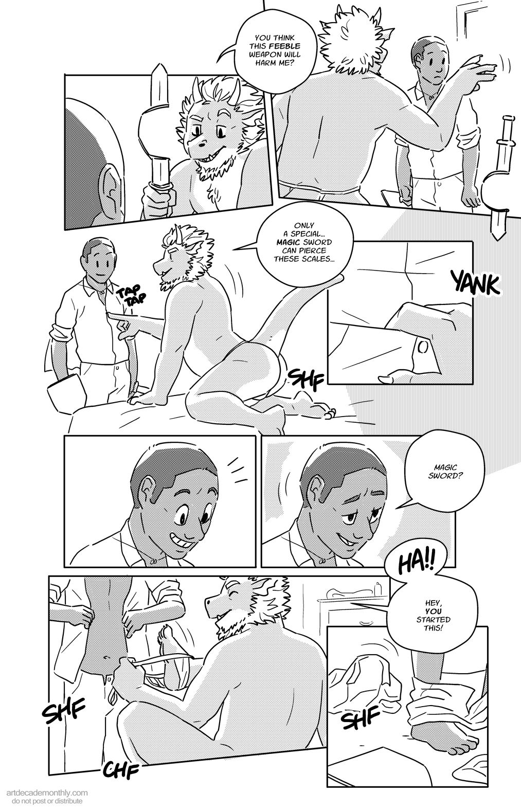 Artdecade - Sir Chris and the Dragon page 6 full