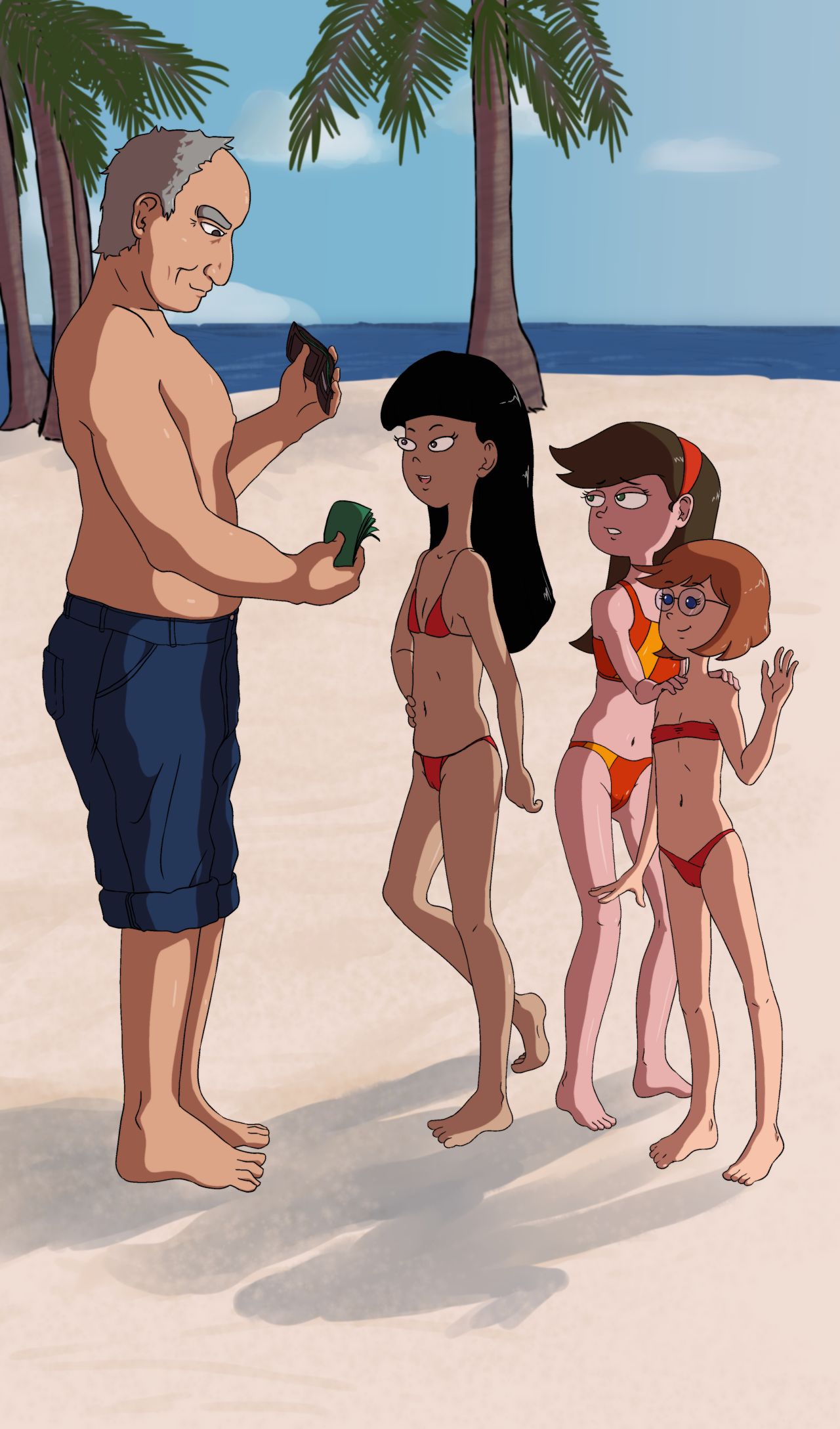 At the Beach page 1 full