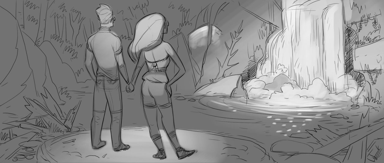 Behind the Waterfall page 3 full