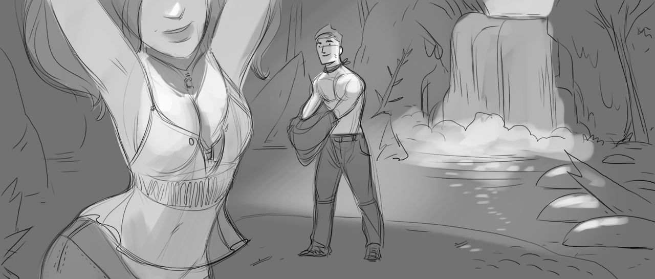Behind the Waterfall page 8 full