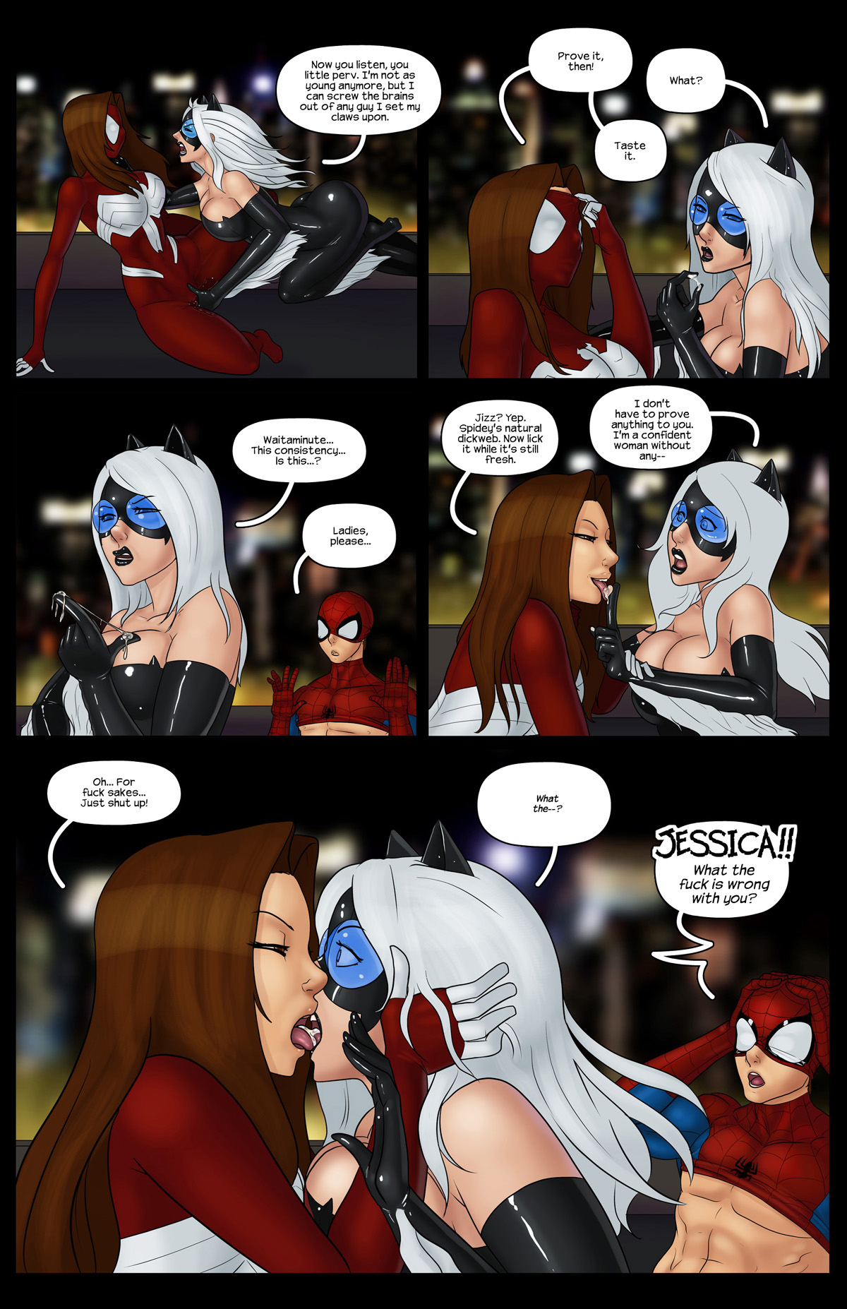 Ultimate Spider-Man XXX 9 - Spidercest - a cat that got your tongue page 5 full