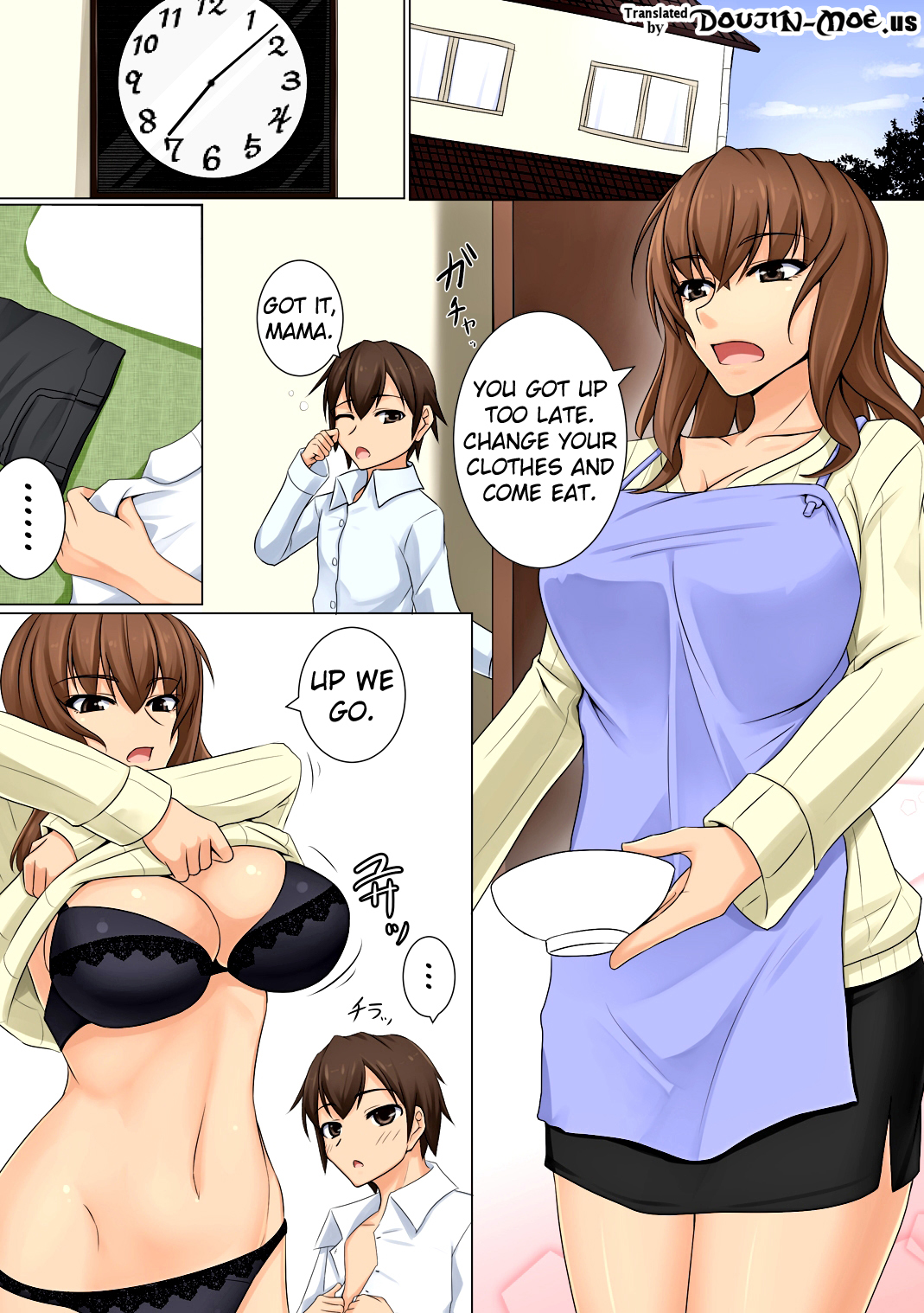 Mama ga Kakurete Seisettai ~Daisuki na Mama ga Ie de Azukatta Shachou no Kuso Musuko no Chinpo no Toriko ni Sarete ita~ page 2 full