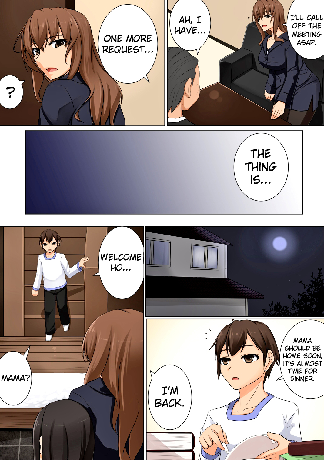 Mama ga Kakurete Seisettai ~Daisuki na Mama ga Ie de Azukatta Shachou no Kuso Musuko no Chinpo no Toriko ni Sarete ita~ page 6 full