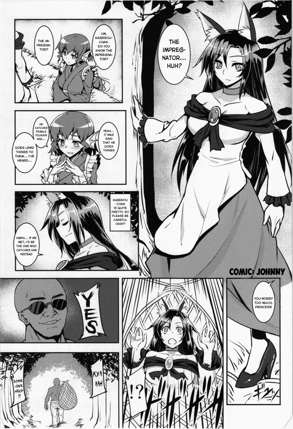 Love &amp; Peace o Senkyou suru Kokujin Checkera Tanetsuke Oji-san | Love &amp; Peace Practitioner "Check It Out" Impregnator Black Man  Touhou Pro page 1 full